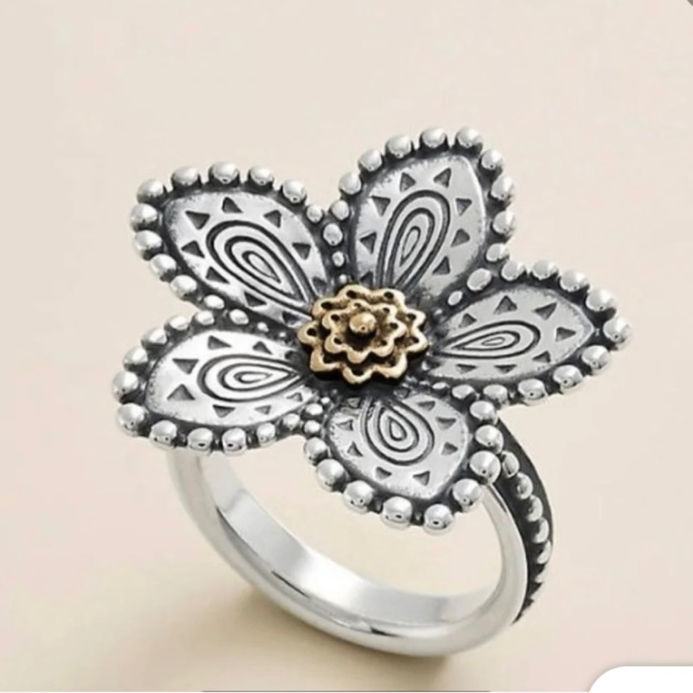 James Avery Retired Festive Beaded Ring